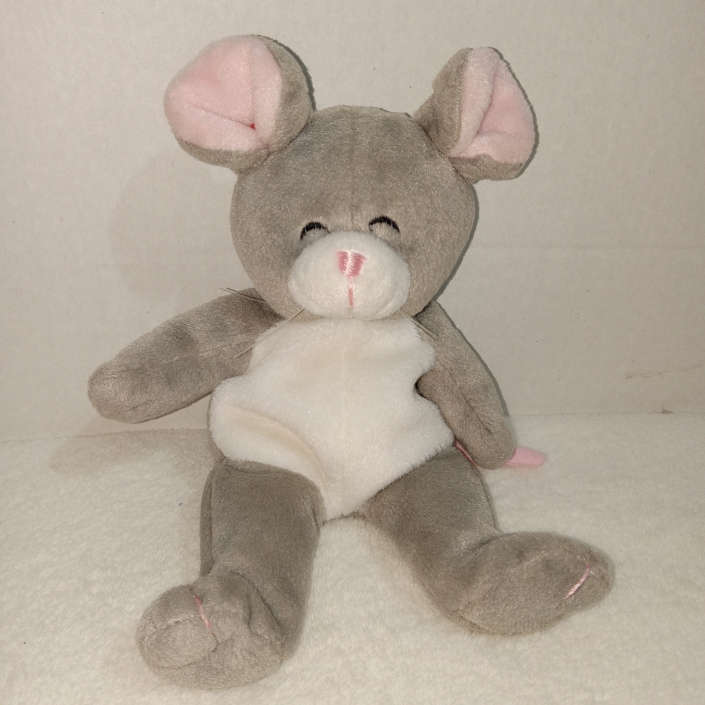 Mary Meyer 1998 Snuffy Mouse Plush Gray Yankee Candle Mascot